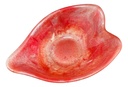 Red & White Leaf Bowl