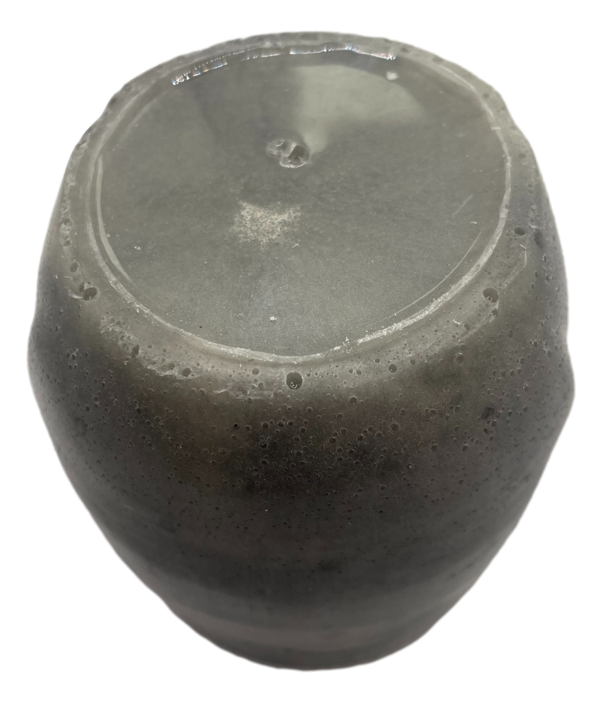 Grey  with Stone Skull Jar