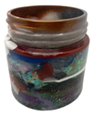 Colour Mash Stash/Trinket Jar with Screw-on Lid