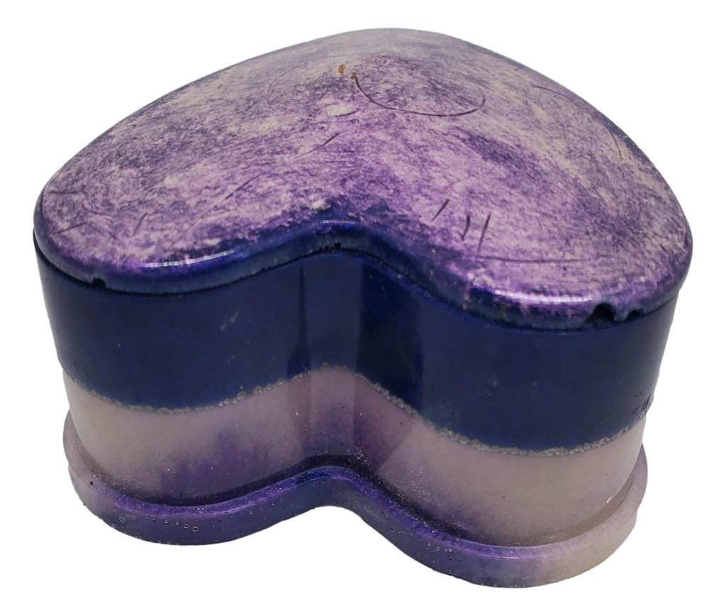 Purple & Lavender Heart Trinket Box