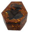 Copper Evil Eye Coffin Trinket Box