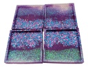 Purple Glam Coaster Set