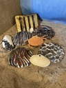 Minerals 3D Coaster Set with Tray