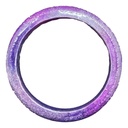 Purple Mist Resin Bangle