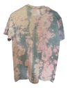 Soft Pink Tye-Dye Tee - Eat Sleep Ocean Repeat - Teal - M