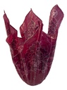 Burgundy Hanky Vase