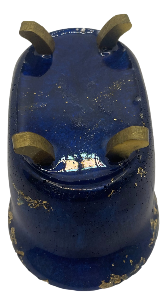 Stunning Blue & Gold Bathtub Soap Dish