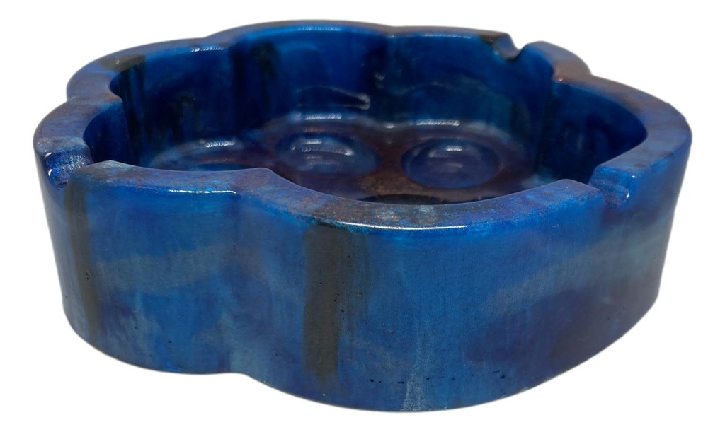 Blue Pawprint Resin Ashtray