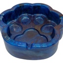 Blue Pawprint Resin Ashtray