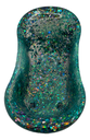 Teal Glitter Bathtub Soap Dish