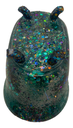 Teal Glitter Bathtub Soap Dish