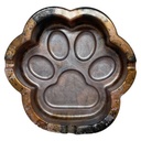 Brown Tones Pawprint Resin Ashtray