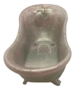 Soft Pink & Green Bathtub Soap Dish