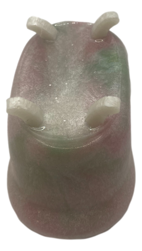 Soft Pink & Green Bathtub Soap Dish