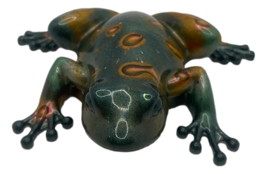 Green Frog With Warts