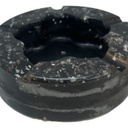 Black Floral-shaped Resin Ashtray