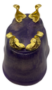 Large Wavy Purple Swirl Clawfoot Tub Soap Dish