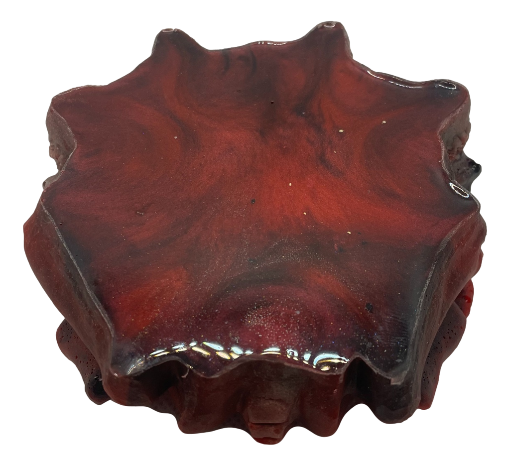 Red & Black Skulls & Bones Ashtray