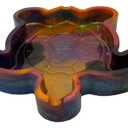 Multi-coloured Sea Turtle Tray/Ashtray