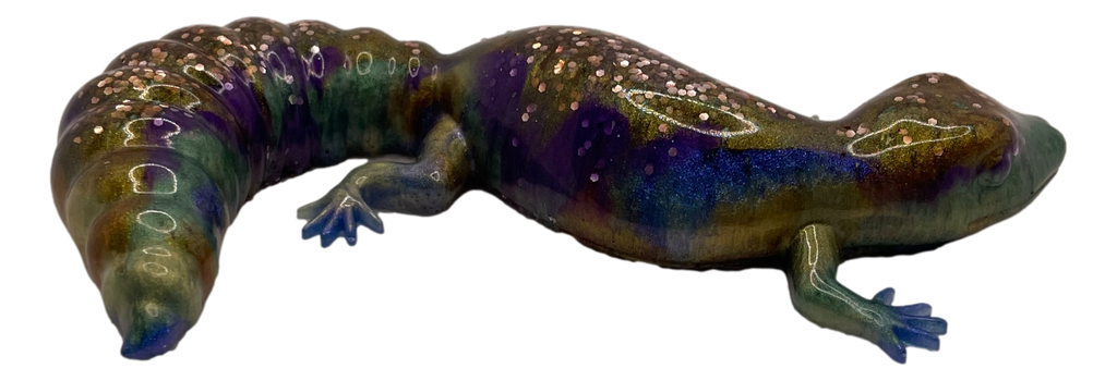 Beautiful Multi-coloured Fat Tailed Gecko