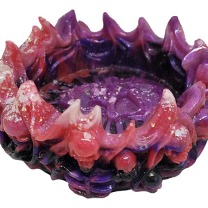 Skull Resin Ashtray - Pink/Purple