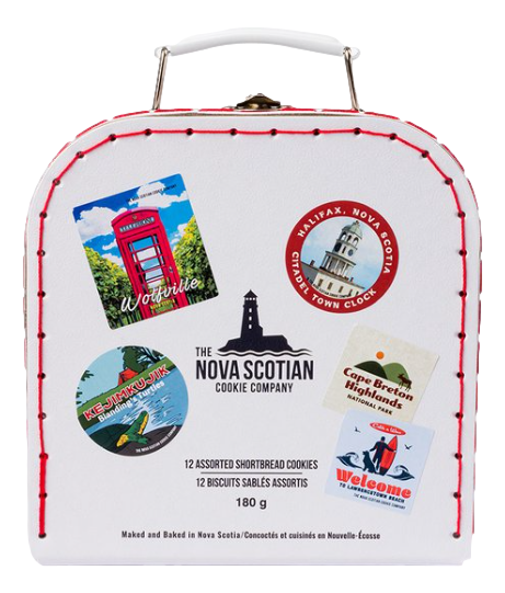 Nova Scotian Cookie Company 12 Pack Suitcase