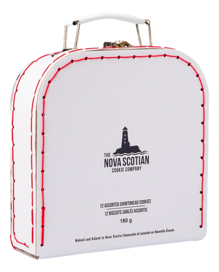 Nova Scotian Cookie Company 12 Pack Suitcase