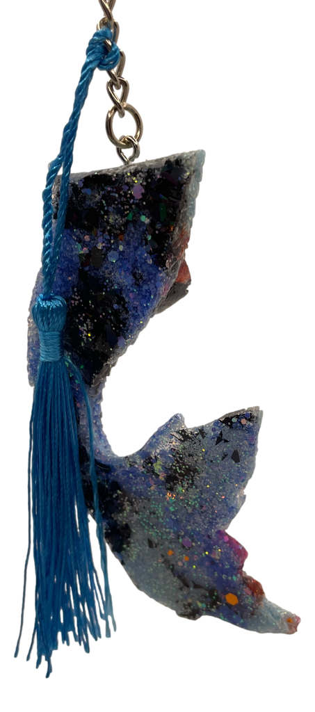 Multi-colour Mermaid Tail Keychain