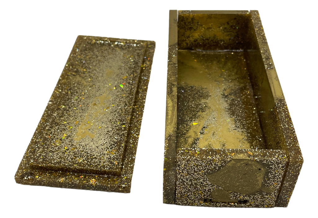 Stunning Storage Box in Rich Gold