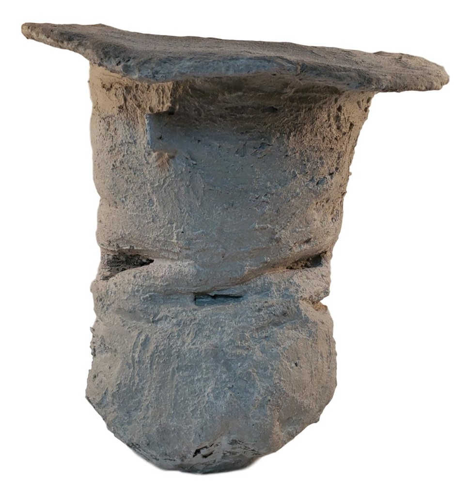 Tall Concrete Hat Planter