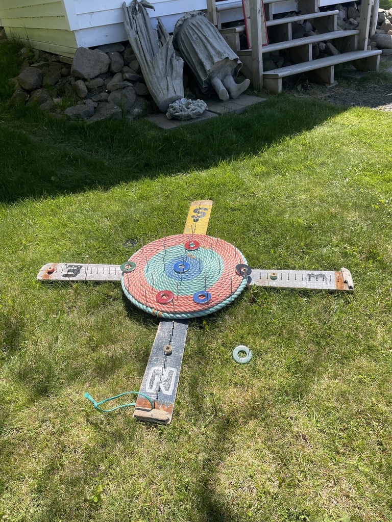 Compass Ring Toss Game