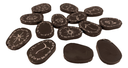 Black & Silver 14 Piece Resin Rune Set