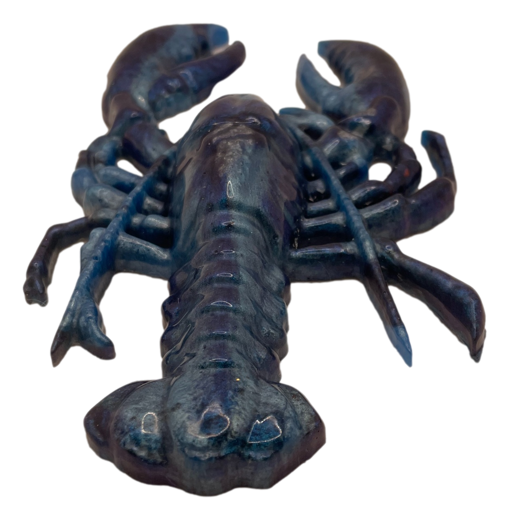 Rich Blues Lobster Decor