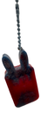 Pink & Blue Bunny Cell Phone Shaker Keychain