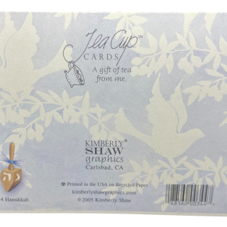 Happy Hanukkah Teacup Card