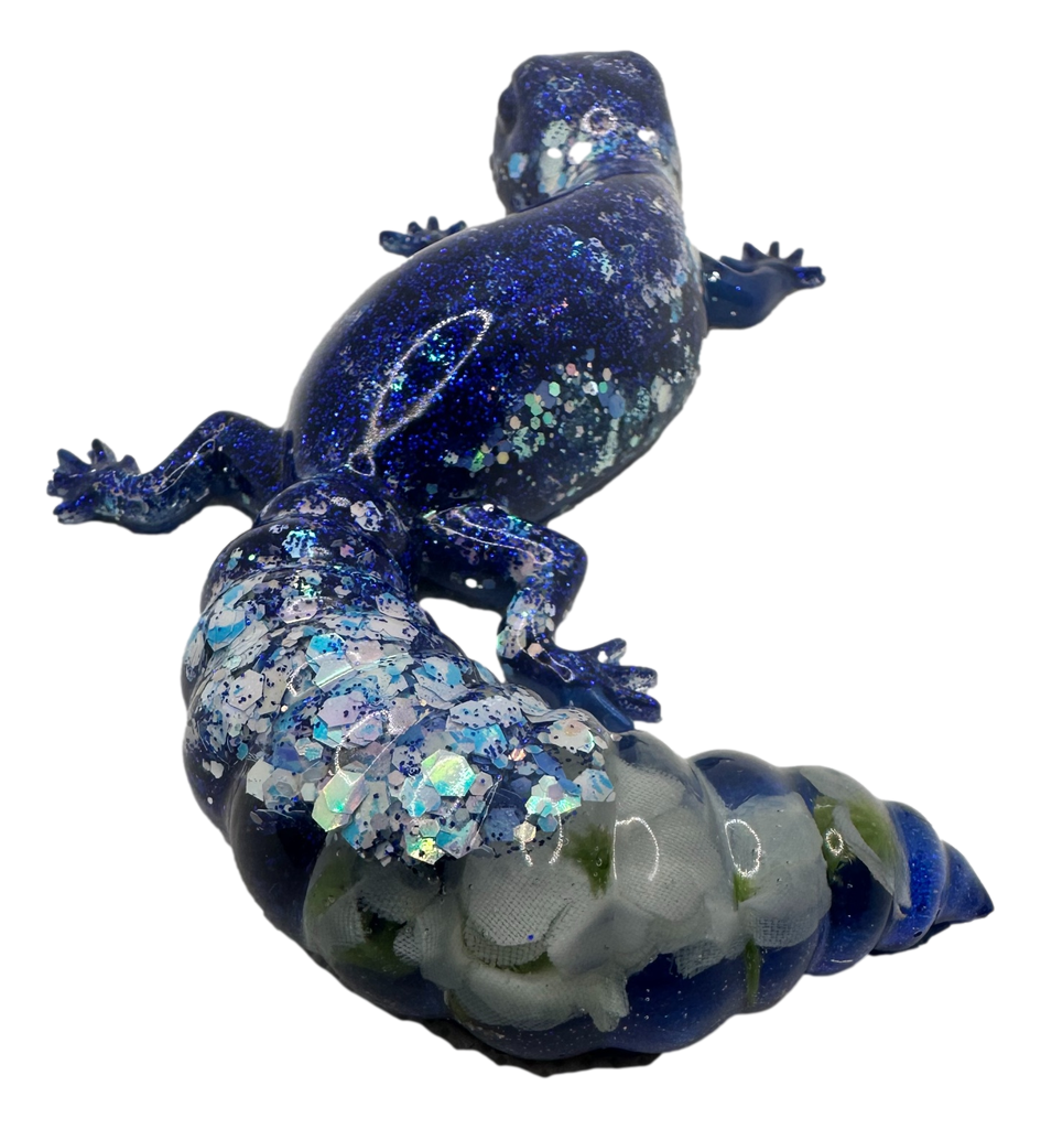 Blue Glitter Fat Tailed Gecko