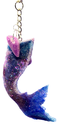 Lavender to Blue Mermaid Tail Keychain