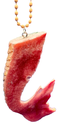 Pastel Pink and Green Mermaid Tail Keychain