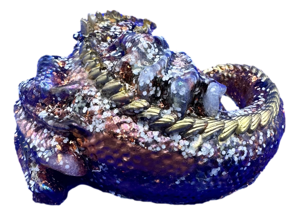 Golden Shimmer Sleeping Dragon