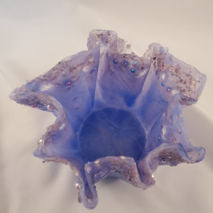 "Lavender Mist" Resin Vase/Bowl