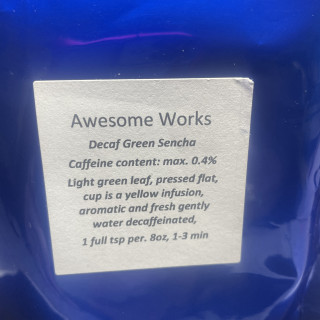 Awesome Works - Decaf Green Sencha