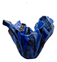 Blue Patchwork Fabric Bowl