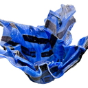Blue Patchwork Fabric Bowl