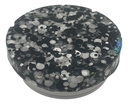 B&W Round Glitter Phone Grip