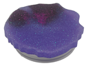 Geode-shaped Purple Glitter Phone Grip