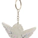 Mother-of-Pearl Effect Angel Keychain