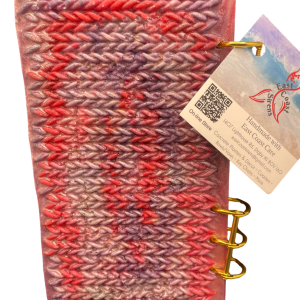 Pink and Purple Knitted Sweater Notebook