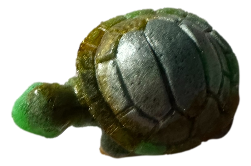 Small Tri-colour Resin Turtle