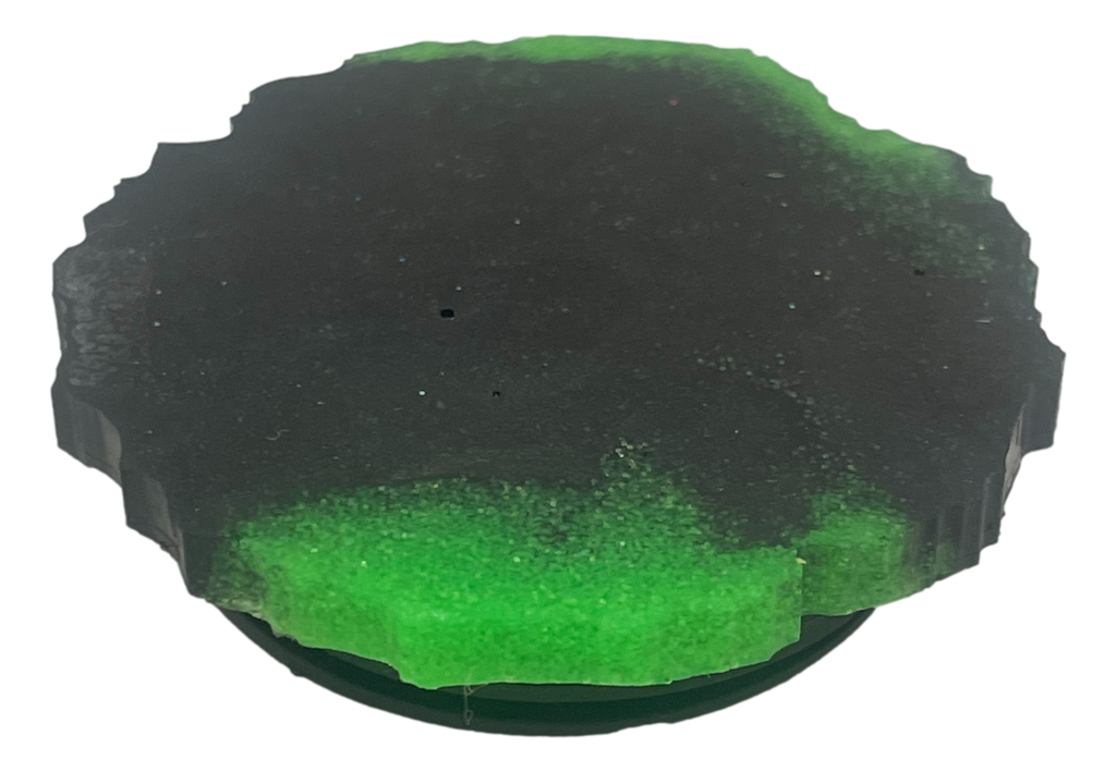 Green & Black Geode Phone Grip