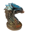Mystic Prism Dragon Resin Bust